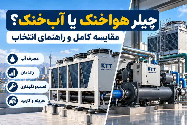 چیلر هواخنک یا آب خنک مقایسه کامل و راهنمای انتخاب