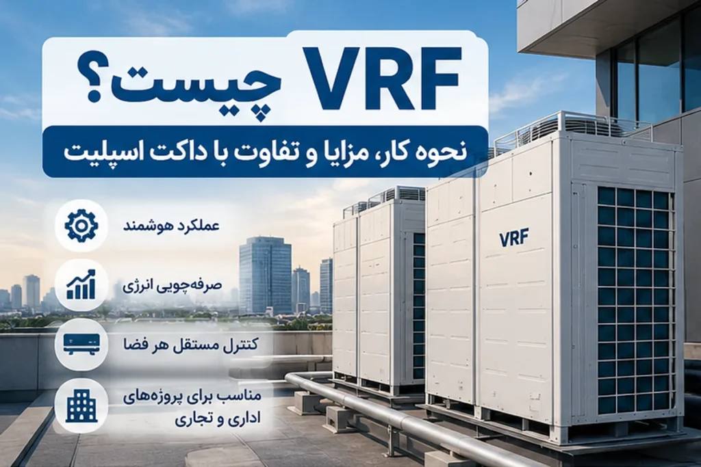 سیستم VRF چیست و چه کاربردی در تهویه مطبوع دارد